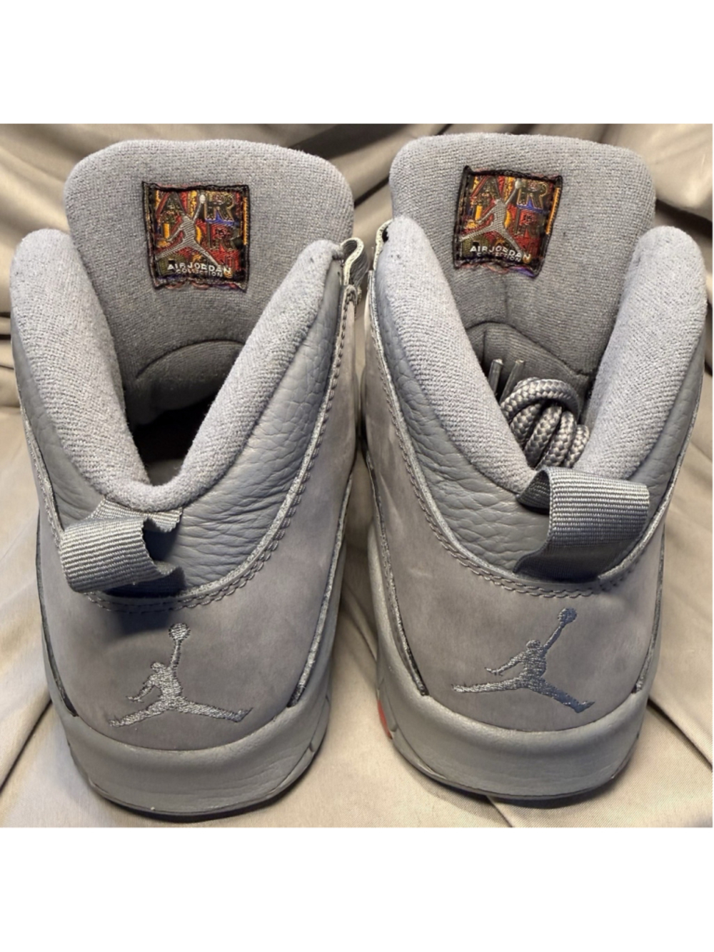 Air Jordan 10 Cool Grey Retro Sneakers 2017 310805-022 Mens Size 9 - Picture 3 of 10